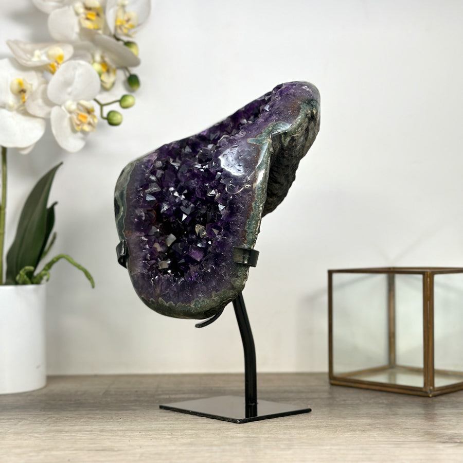 Stunning Amethyst Specimen with Large &amp; Deep purple Crystals - MWS2469