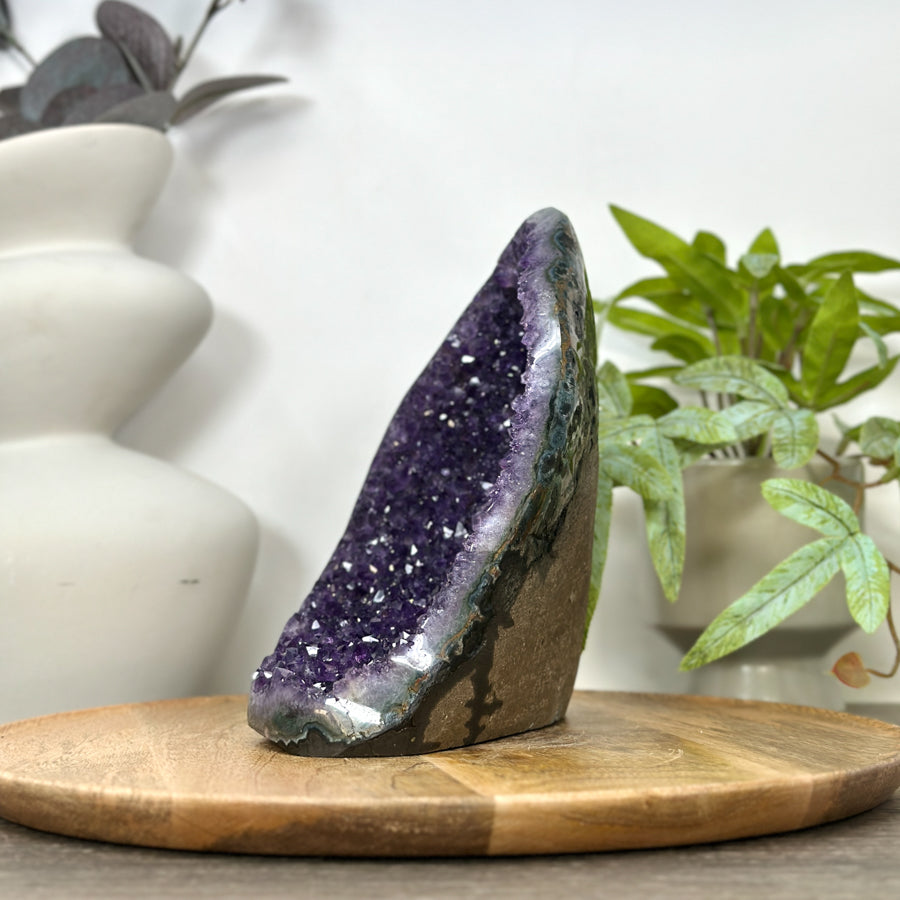 Uruguayan Amethyst cathedral Geode for Home Decor - CBP1306