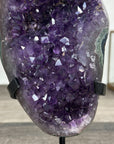 Natural Uruguayan Amethyst Cluster with Green Jasper Shell - MWS2814