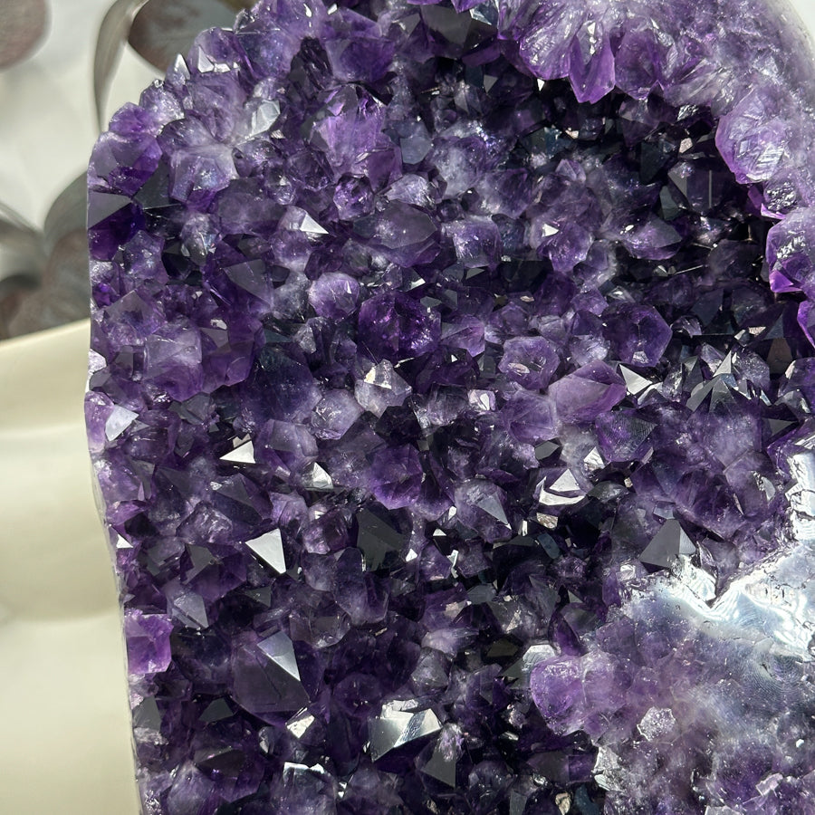 Top Grade Amethyst Specimen on Metal Stand - MWS3224