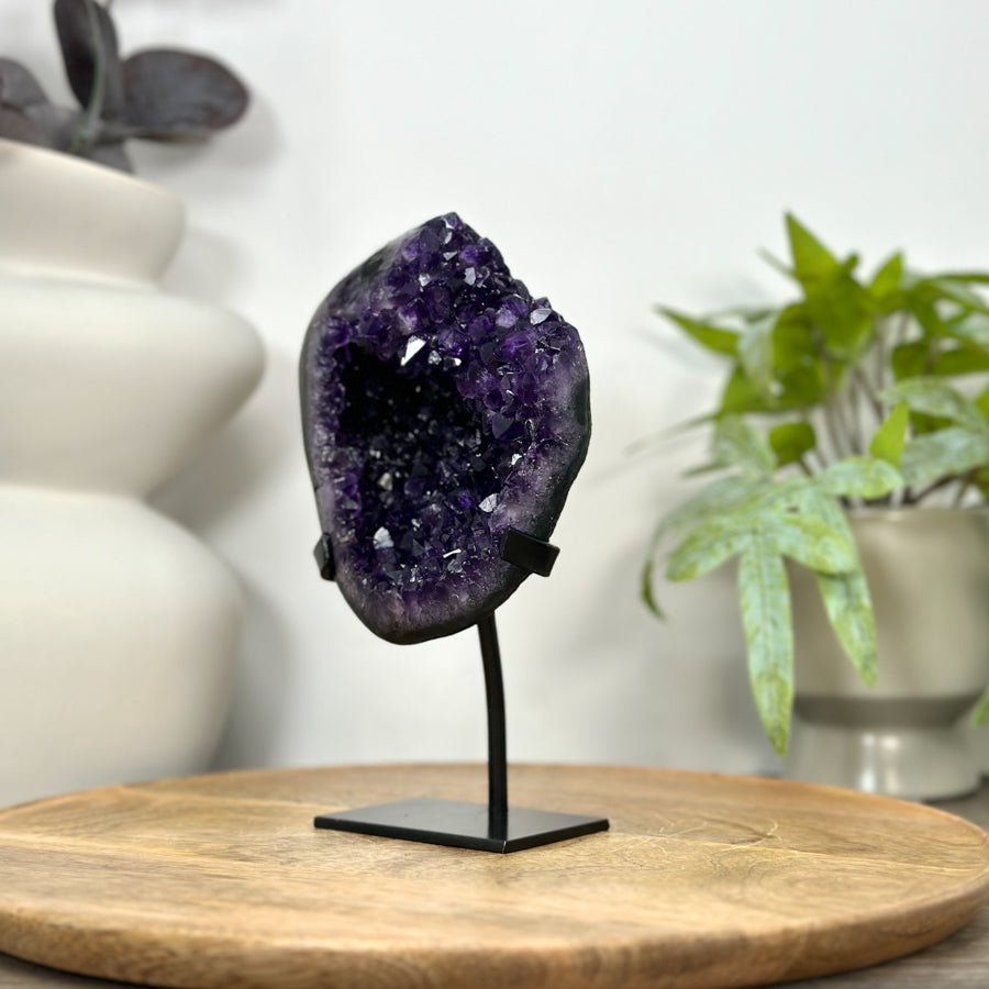 Uruguayan Amethyst Geode with Stalactite Formation - MWS3045
