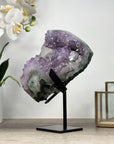 Natural Amethyst Crystal Cluster with Beautiful Calcite Crystal Formation - MWS2349