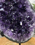 Uruguayan Amethyst Geode on Metal Stand - MWS3253