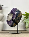 Unqiue Amethyst Cluster with Collection Grade Calcite inclusion - MWS3356