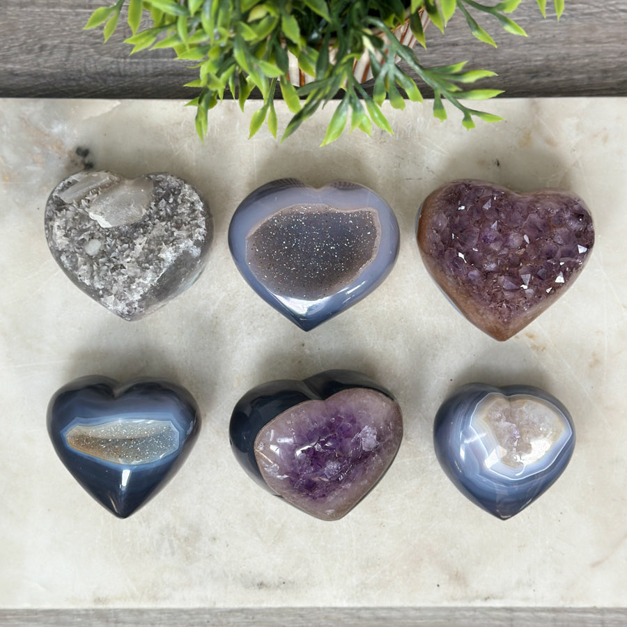 Mixed Minerals Hearts Set - MHLT0301