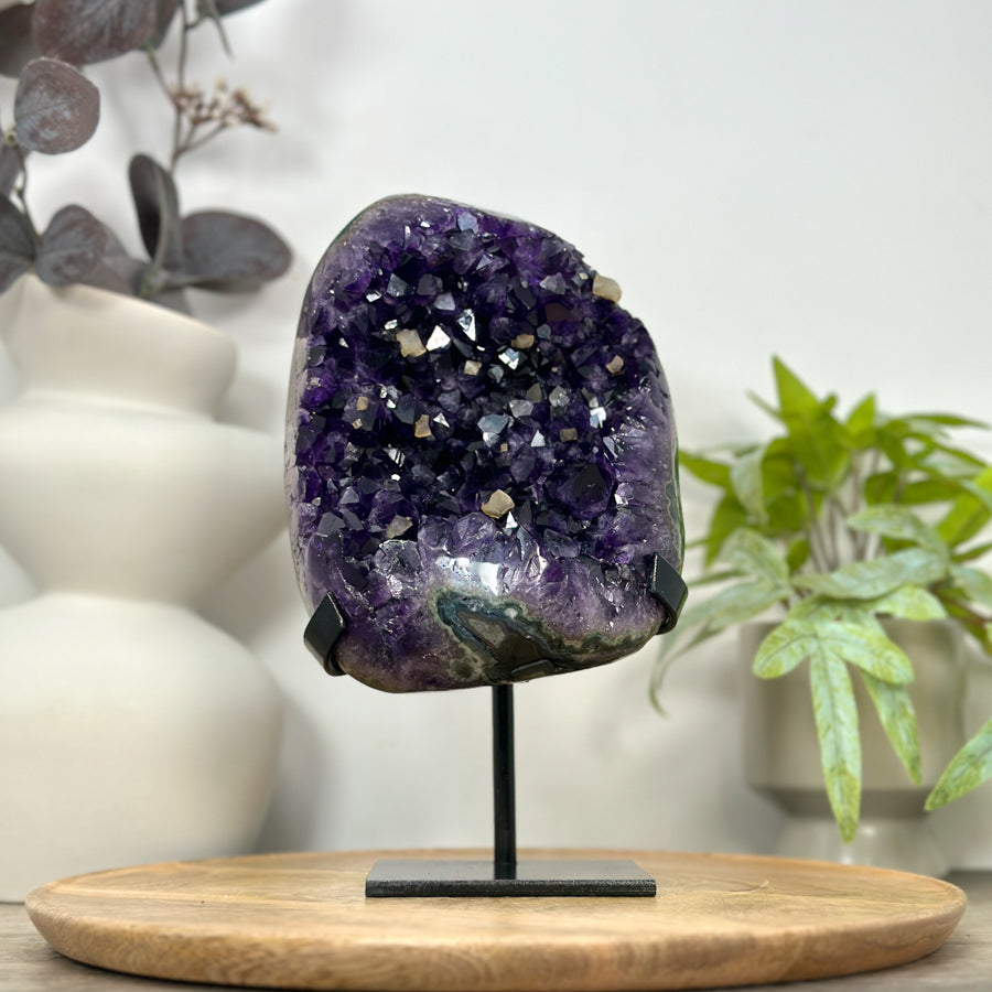 Deep Purple Natural Uruguayan Amethyst Cluster - Top Quality Specimen - MWS3059