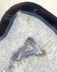 XL Blue Banded Agate Slice - SLC0025