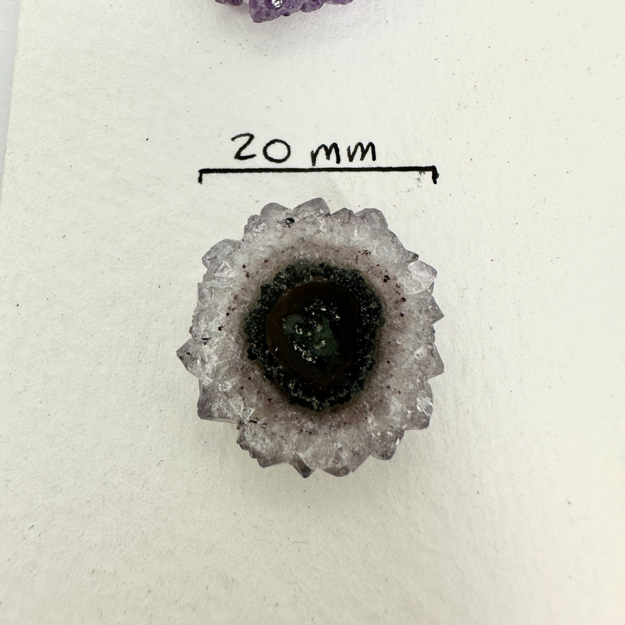 High-Quality Amethyst &amp; Green Jasper Stalactite Slices for Jewelers - Wholesale Bulk Pack - STS0041