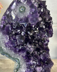 Natural A Grade Amethyst Cluster with Stand - MWS3400