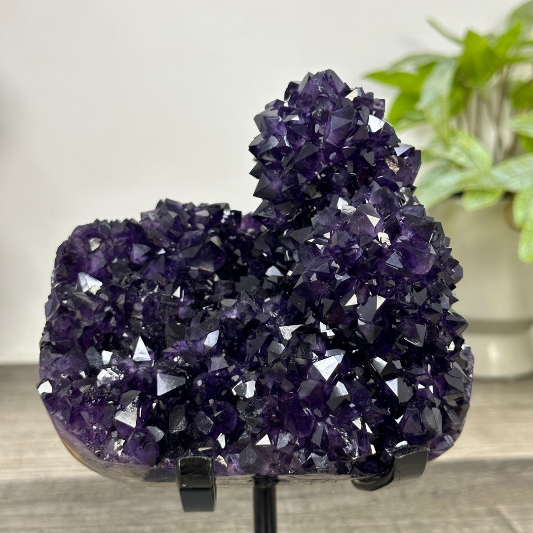 Natural Top Grade Amethyst Stalctite on Stand - MWS3372