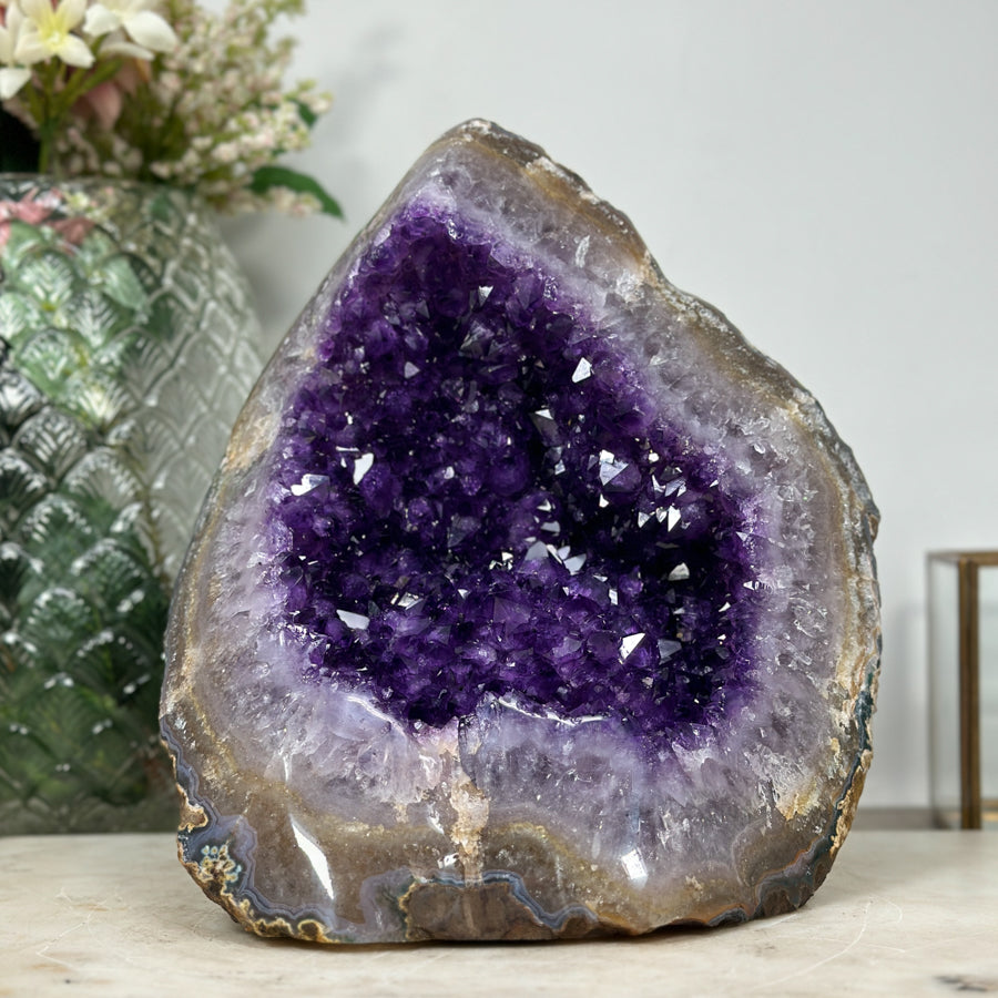 Stunning Large Amethyst Geode, Top Quality Crystals - CBP1071
