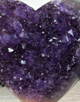 Stunning Amethyst & Agate Stone Heart - HST0280