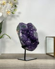Uruguayan Amethyst Cluster with Stalactite Crystal Formations - MWS2687