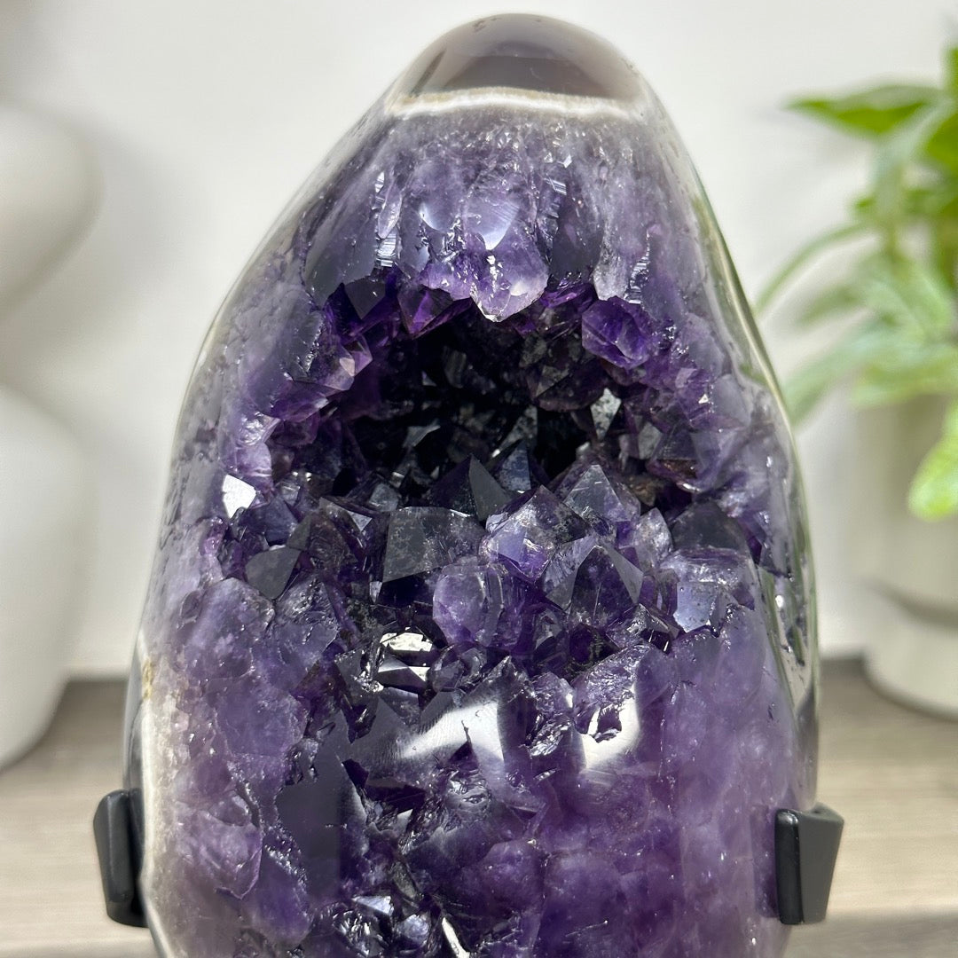Top Grade Natural Amethyst Cluster with Agate Matrix - MWS3351