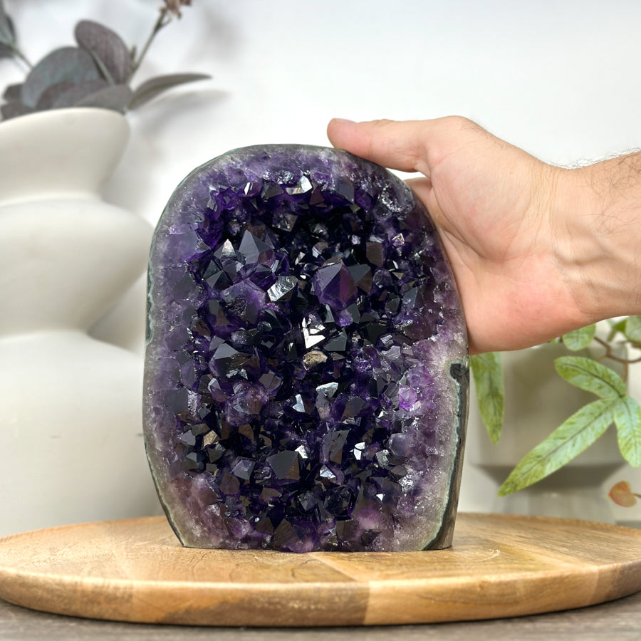 Natural Amethyst Cathedral for Home Decor - CBP1304