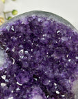 Amethyst Crystal Cluster Geode – Purple Druzy Display for Home Decor - CBP1152
