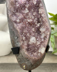 Natural Pink Amethyst Cluster with Stalactite Formations on Stand - MWS3170