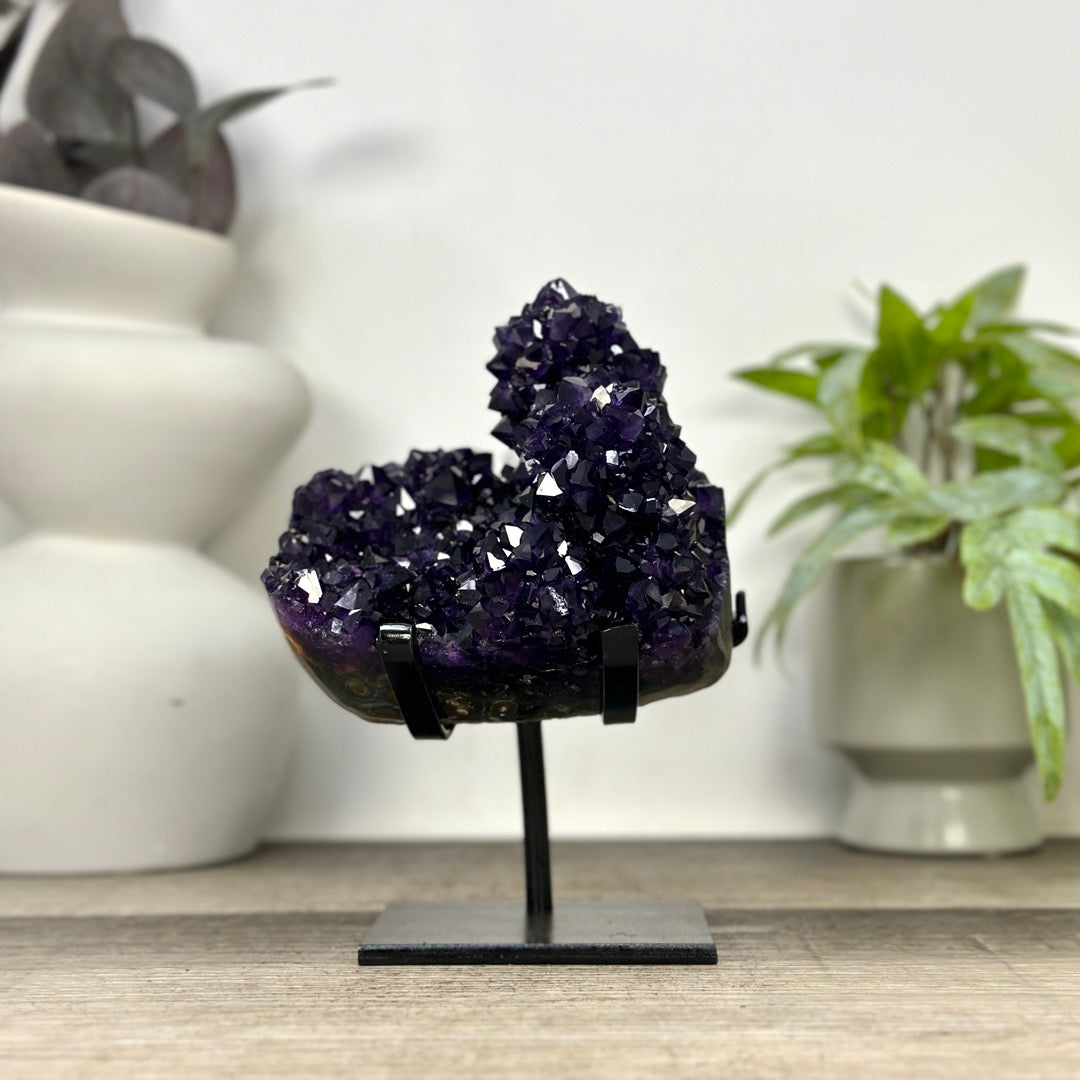 Natural Top Grade Amethyst Stalctite on Stand - MWS3372