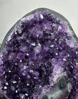 Amethyst Crystal Cluster Geode on Stand for Home Display Decor - MWS2683