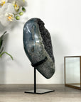 Natural Black Quartz Sugar Druzy – Sparkling Dark Crystal Cluster - MWS2525