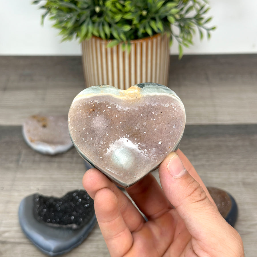 Mixed Minerals Hearts Set - MHLT0347