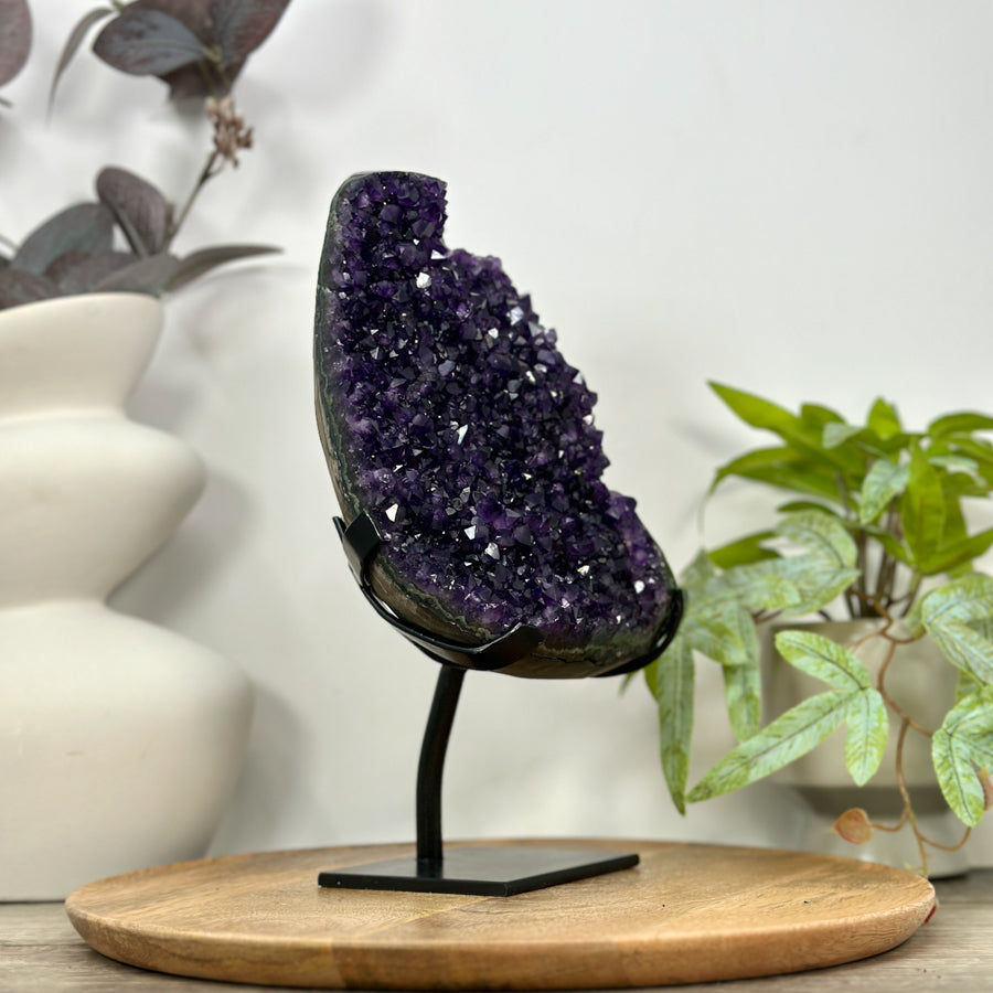 Top Quality Natural Amethyst Stone Specimen on Stand - MWS3111