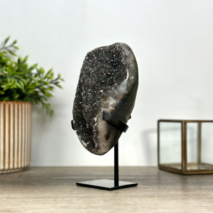 Unique Green-Hue Sugar Quartz Cluster – Natural Crystal Décor Piece - MWS2406