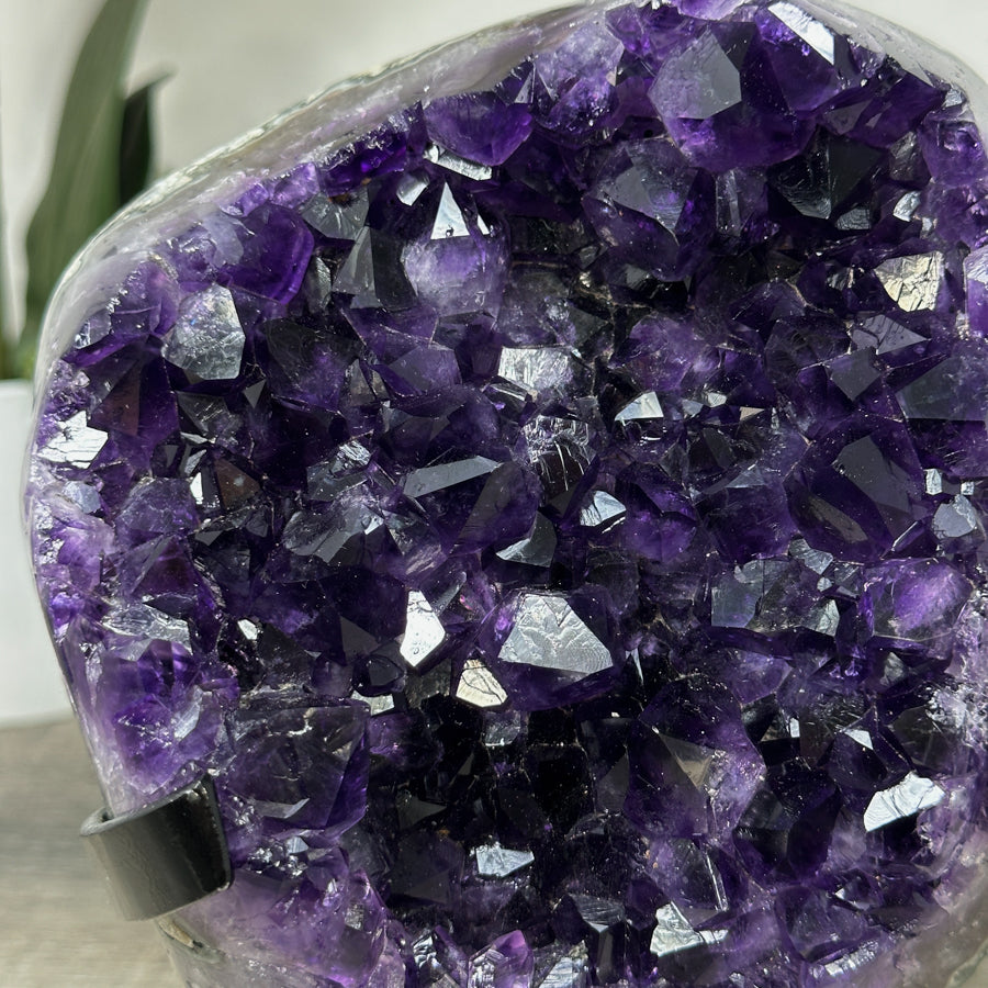 Deep Purple Natural Amethyst Crystal Cluster - MWS2180
