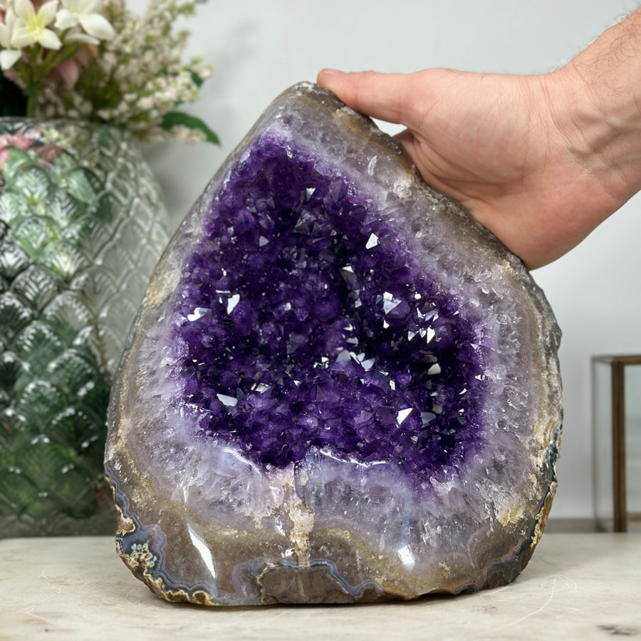 Stunning Large Amethyst Geode, Top Quality Crystals - CBP1071