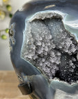 Natural agate Geode with Outstanding Crystal Formation - MWS0458