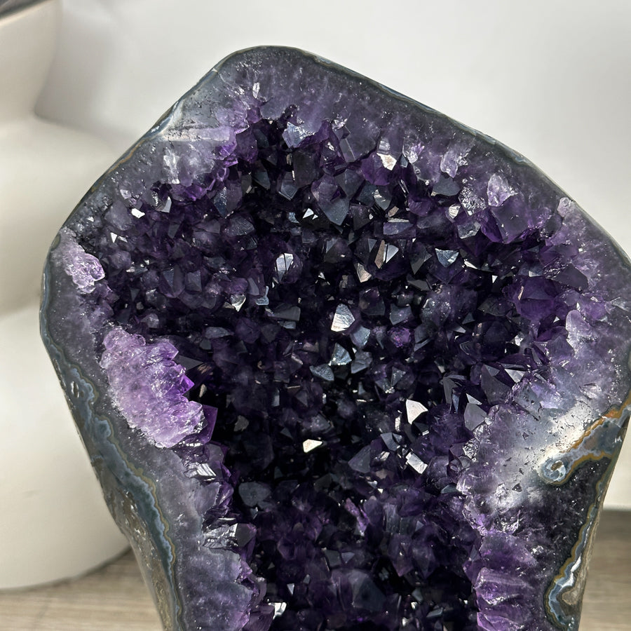 Natural A grade Amethyst Geode from Uruguay - MWS3182
