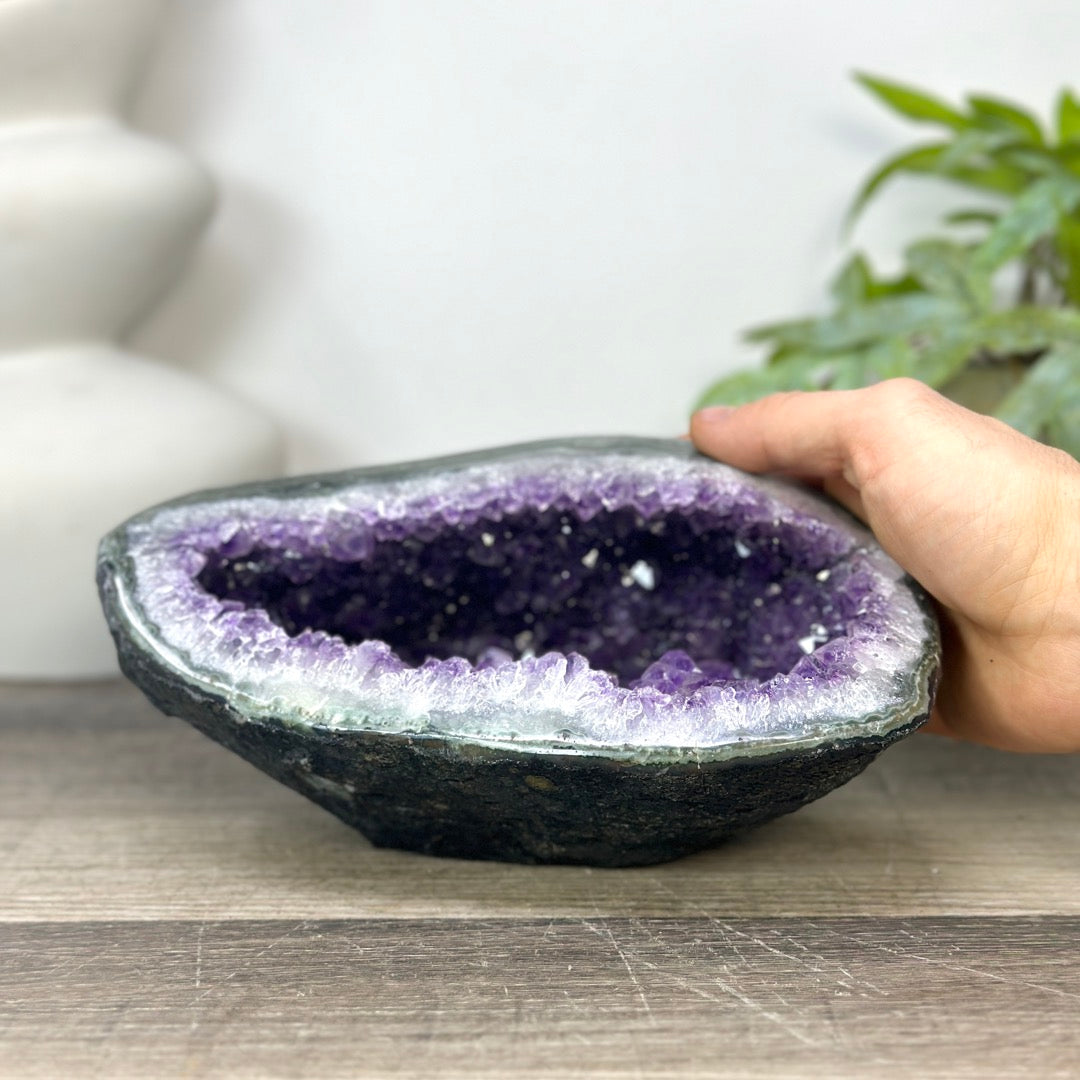 Natural Amethyst Geode for home Decor - STGE0048