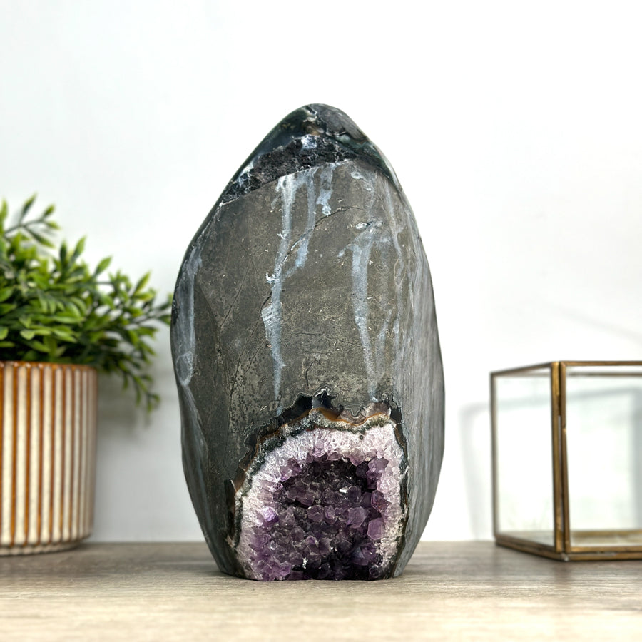 XXL Unique Top Quality Natural Amethyst Cathedral - CBP1199