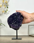 Premium Uruguayan Amethyst Stone on Stand - MWS3026