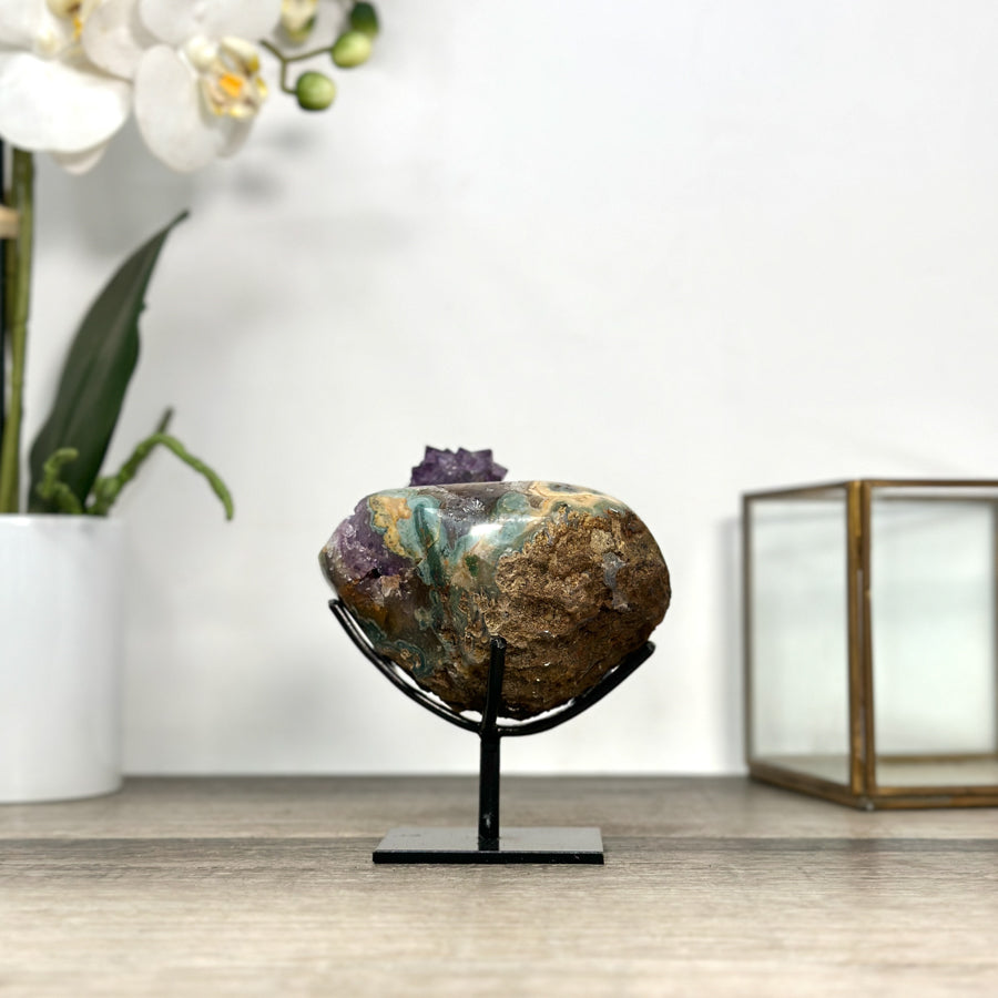 Natural Amethyst Stalactite Formation - MWS2851