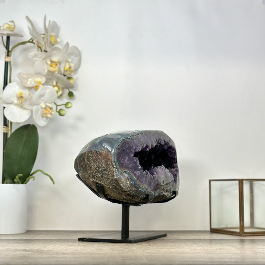 Huge Top Grade Amethyst Geode - Statement Piece for Home Decor - MWS2988