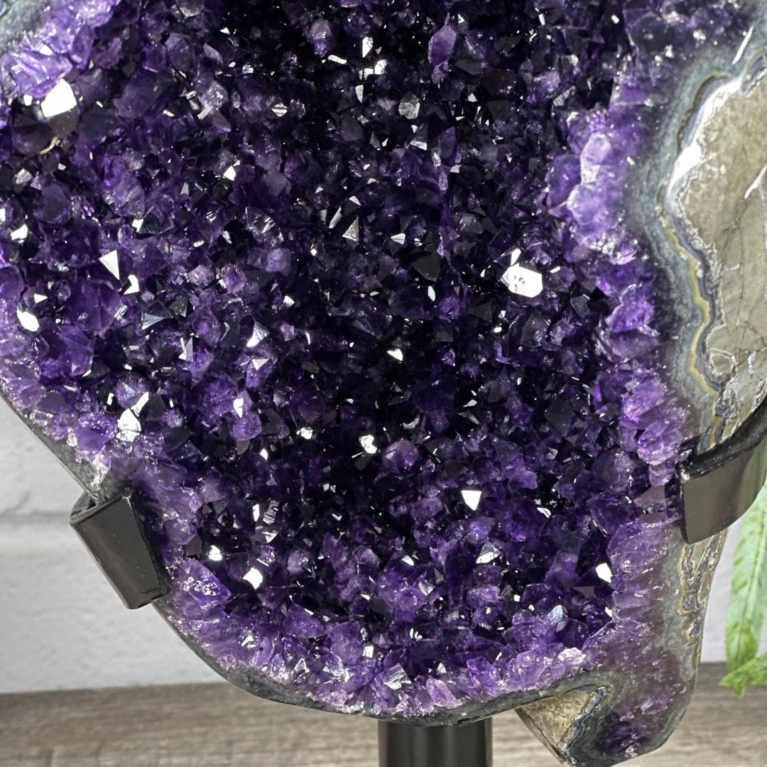 XXL Unique Natural Top Quality Amethyst Geode Statement Piece - MWS3282