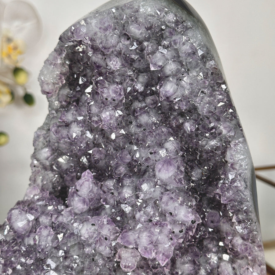 Natural Spirit Amethyst Crystal Specimen, Perfect for Home Decor - MWS1875