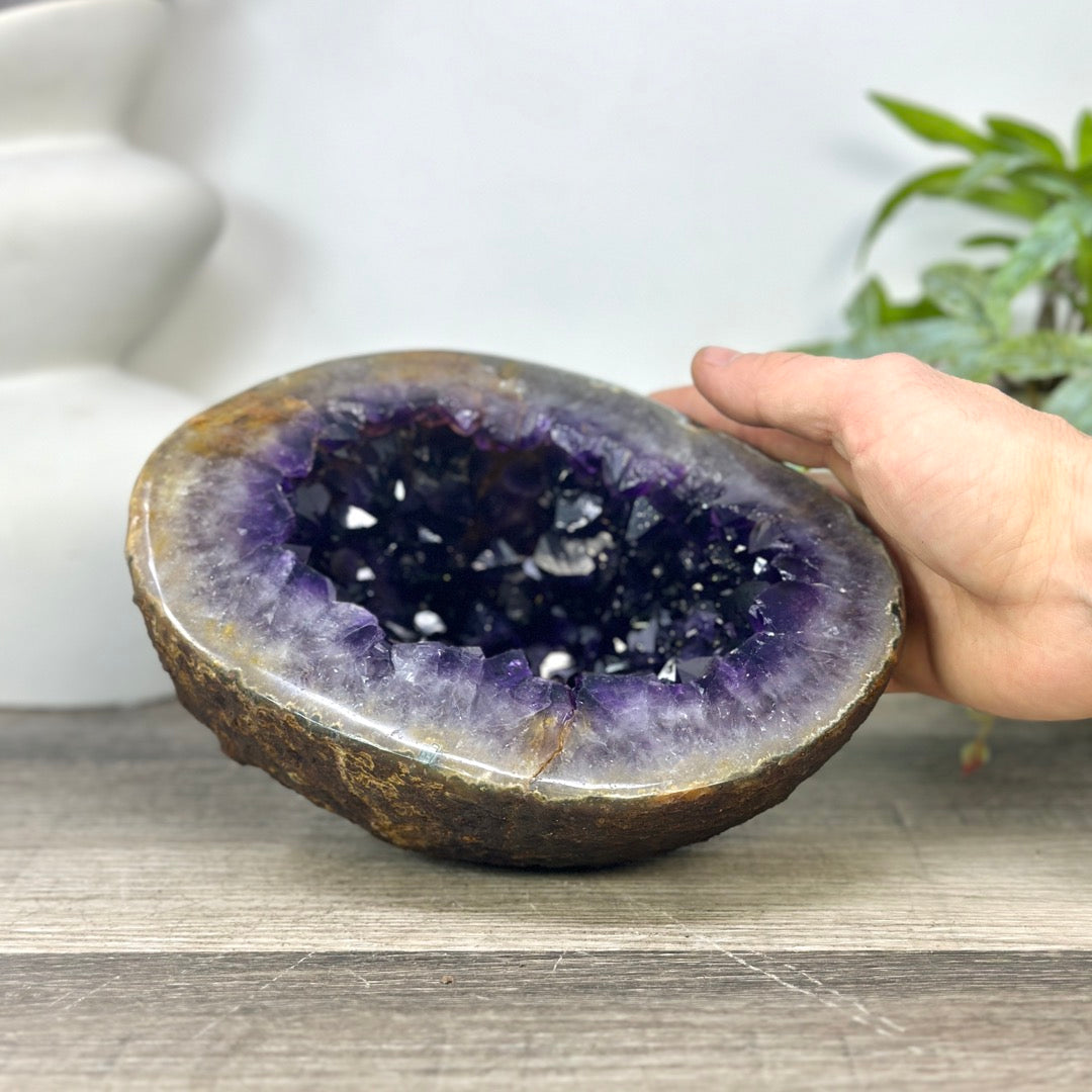 Large Natural Uruguayan Amethyst Geode with Large Crystals - STGE0042