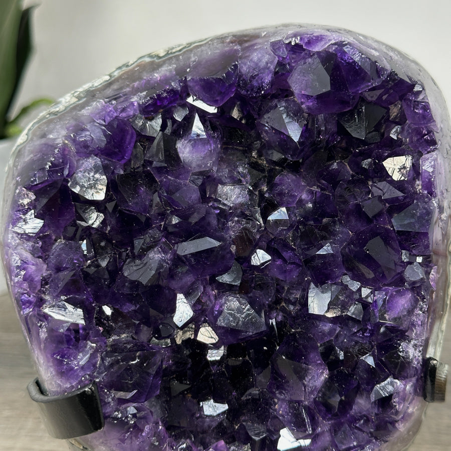 Deep Purple Natural Amethyst Crystal Cluster - MWS2180