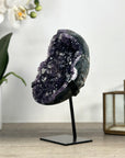 Natural Amethyst Stone with Calcite Crystals Inclusions - MWS2253