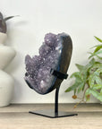 Natural Sirit Amethyst Crystal Formation on stand - MWS3297