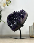 Deep Purple A grade Natural Heart Carving - HST0291