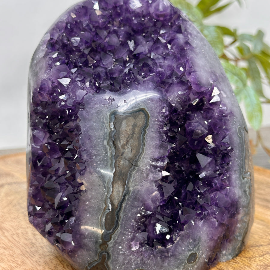 Natural Amethyst Crystal Cathedral for Home Decor - CBP1299