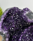 Amethyst Geode with Metallic Stand - Top grade Uruguayan Crystal - MWS2421