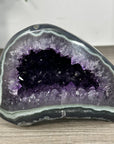 Amethyst & Green Jasper Stone Geode from Uruguay - STGE0016