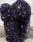 Deep Purple Amethyst Stalactite Formation on Metal Stand - MWS2729