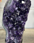 Natural A Grade Amethyst Cluster with Stand - MWS3400