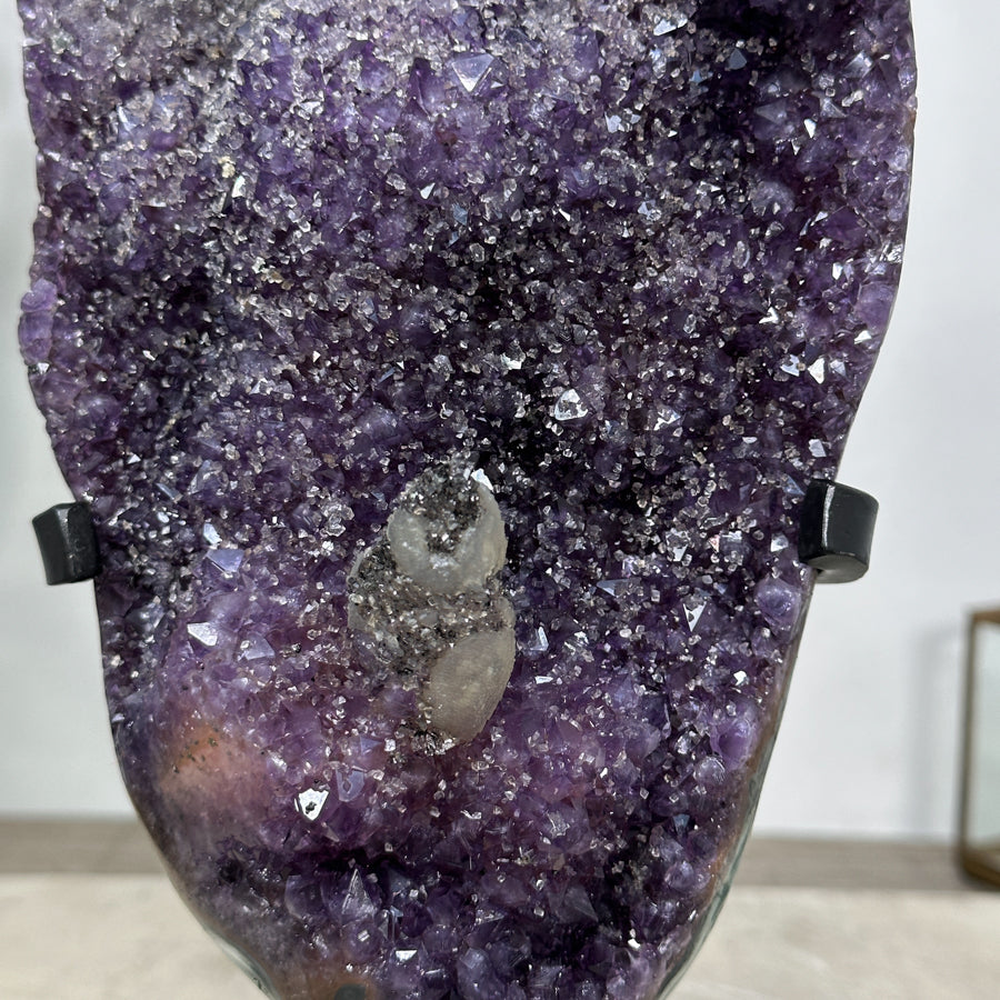 Stunning Amethyst Crystal with Unique Calcite Specimen - MWS1881