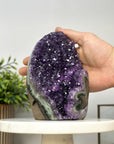 Amethyst Geode Crystal Cluster with Rich Purple Crystals - CBP1170